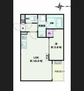 Jack atsutakoshinⅡ【1階】の間取り