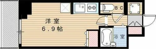 RIDGE堀田【8階】の間取り