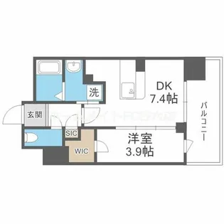 la Waison NAMBA west【3階】の間取り