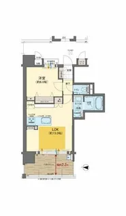 ピアッツァコート南八木【8階】の間取り