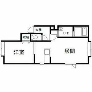 ノースヒルズ【202号室】の間取り