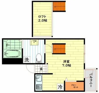 パイン塚本【4階】の間取り