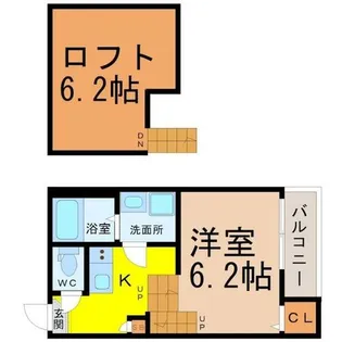 ソラノテラス自由ヶ丘【1階】の間取り