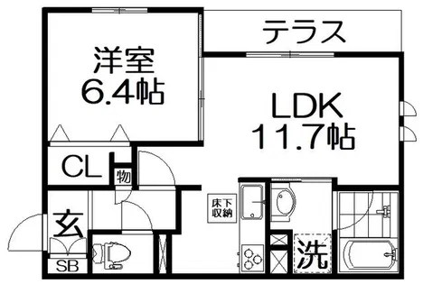 ShaMaison Core【1階】の間取り