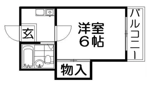 グレース香里園【3階】の間取り