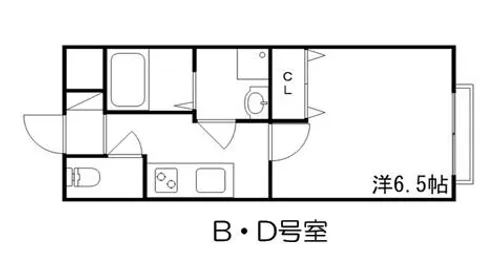 兵庫県姫路市網干区垣内中町【アパート】の間取り