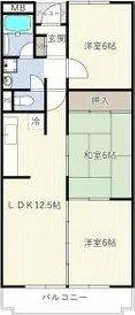 INOVE高畑【5階】の間取り