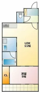 Tram【101号室】の間取り