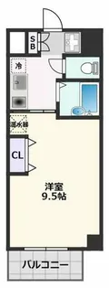 クレールメゾン【8階】の間取り