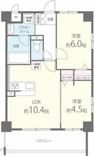 ロンドエーデルワイス【5階】の間取り