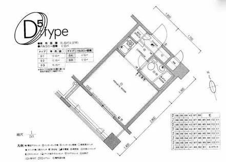 ロマネスク天神第2【8階】の間取り