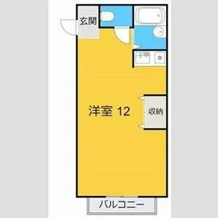 フォレスト【112号室】の間取り