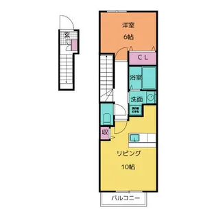 プレアデス【2階】の間取り