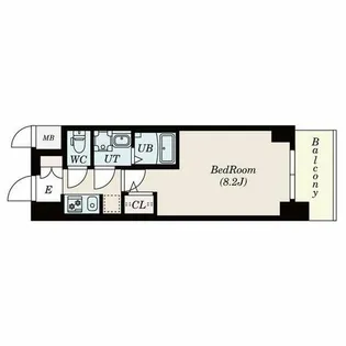 S-RESIDENCE熱田【202号室】の間取り