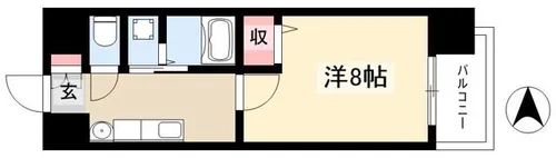 ArtizA上前津【12階】の間取り
