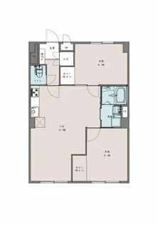 霧ヶ丘コーポラス【2階】の間取り