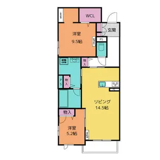 セントリビエyokosuka【301号室】の間取り