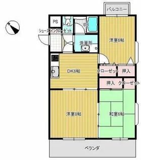 プリマヴェーラSAKURA 弐番館【1階】の間取り