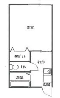 アクティ峠【101号室】の間取り