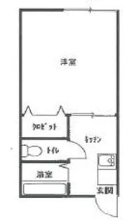 アクティ峠【101号室】の間取り