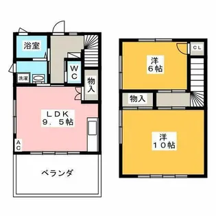 竜美東SKYHILLS5 (竜美東スカイヒルズ5)【1階】の間取り