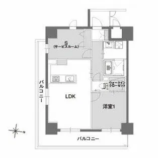 ルシェンヌ新大阪【207号室】の間取り