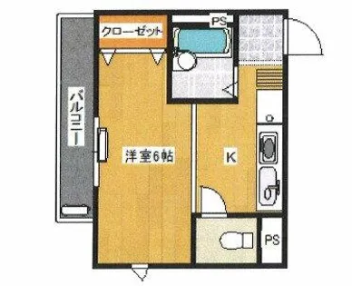 エール向陽【401号室】の間取り