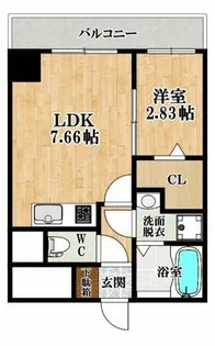 FREEDOM residence 松原上田Ⅱ【8階】の間取り
