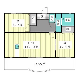 リーパス上菅【1階】の間取り