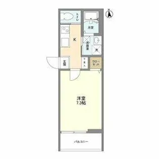 エスクード凪【3階】の間取り