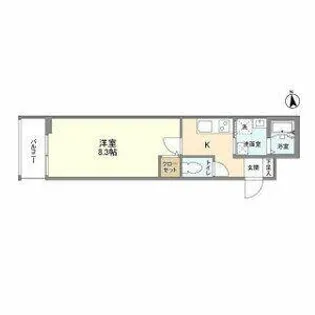 エスクード凪【1階】の間取り