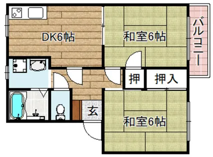 フレグランス大手町【103号室】の間取り