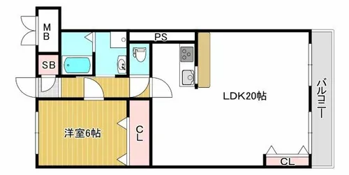 コーポエデン【2階】の間取り