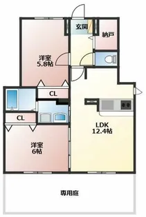 アルキテット【101号室】の間取り