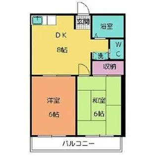 TAKAハイツ【1階】の間取り