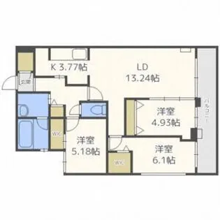 YAMAHANA-CITY.STELLA【2階】の間取り