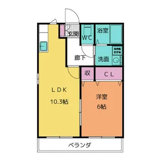 向山ステージ【1階】の間取り