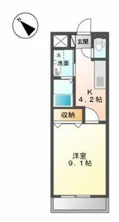 アビランス・K【2階】の間取り