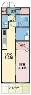 Alivis九条【6階】の間取り