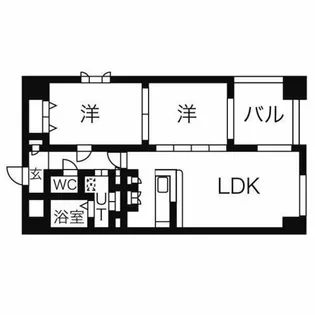 グランデージ泉【8階】の間取り