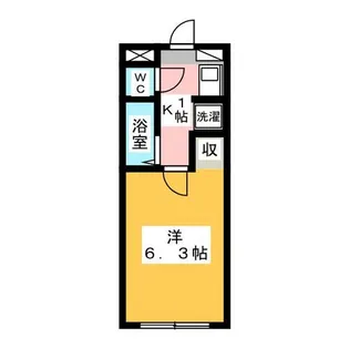 サンハウス【2階】の間取り