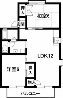 プラザ仙棒【1階】の間取り