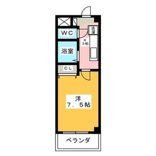 アイリス八事【3階】の間取り