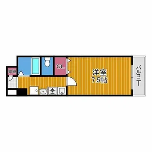 トレイズⅢ【3階】の間取り