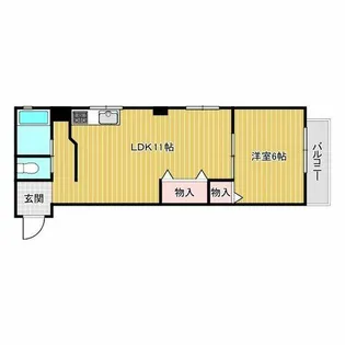 タカイレジデンス【3階】の間取り