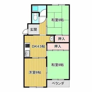 大宮第3コーポ【1階】の間取り