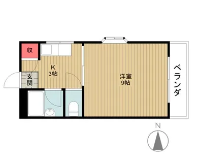 メゾン古橋【401号室】の間取り