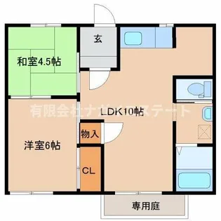 チェリーハウス【101号室】の間取り