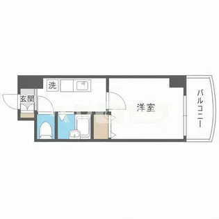 HOPE CITY天神橋【14階】の間取り