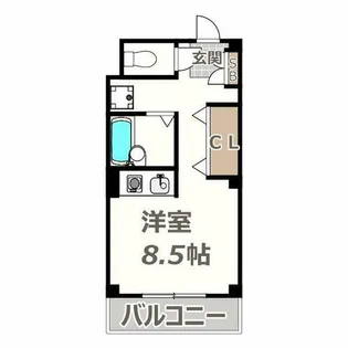パークシティ長居【202号室】の間取り